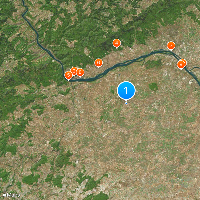 Maguncia-Bingen Mapa