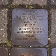 Stolperstein dedicated to Fanny Laufer