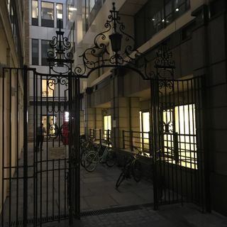 Iron Gateway Attached To Fenchurch House