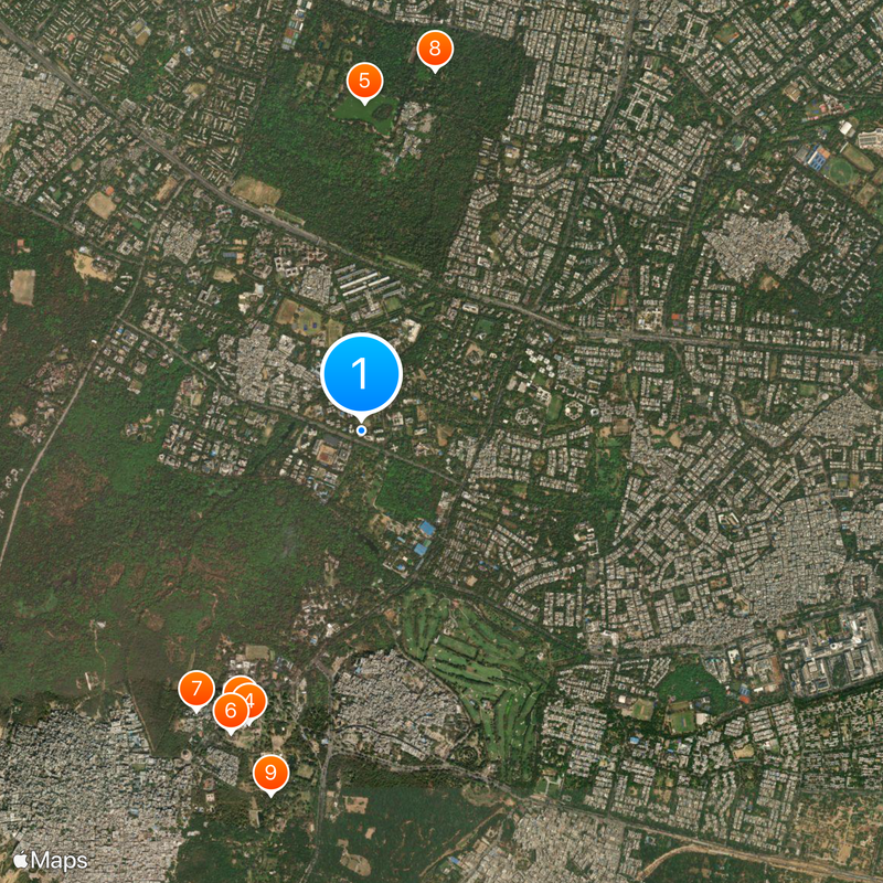 National University for Educational Planning and Administration Map