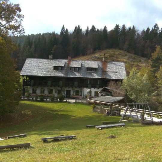 Partisan Lodge on Vodiška planina