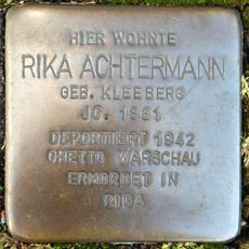 Stolperstein für Rika Achtermann