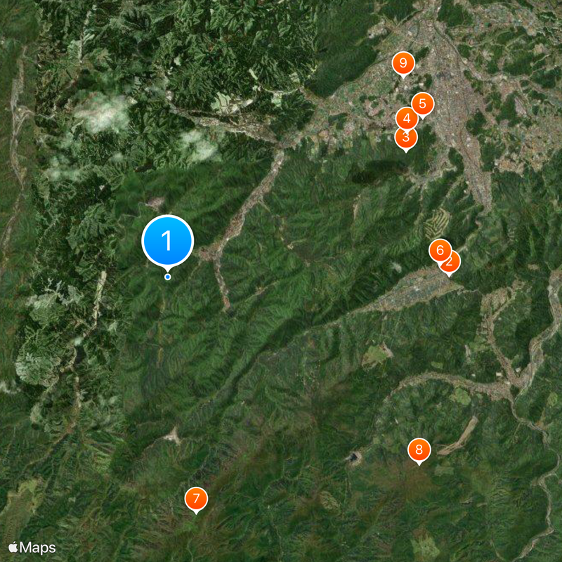 Hida Province Map
