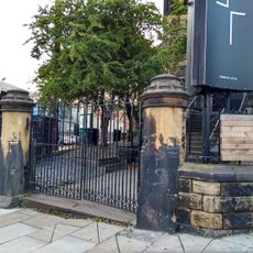 Boundary Wall With Gate Piers And Gates To Trinity Congregational Church