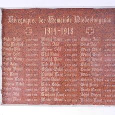 Plaques to World War I victims in Dolní Lánov