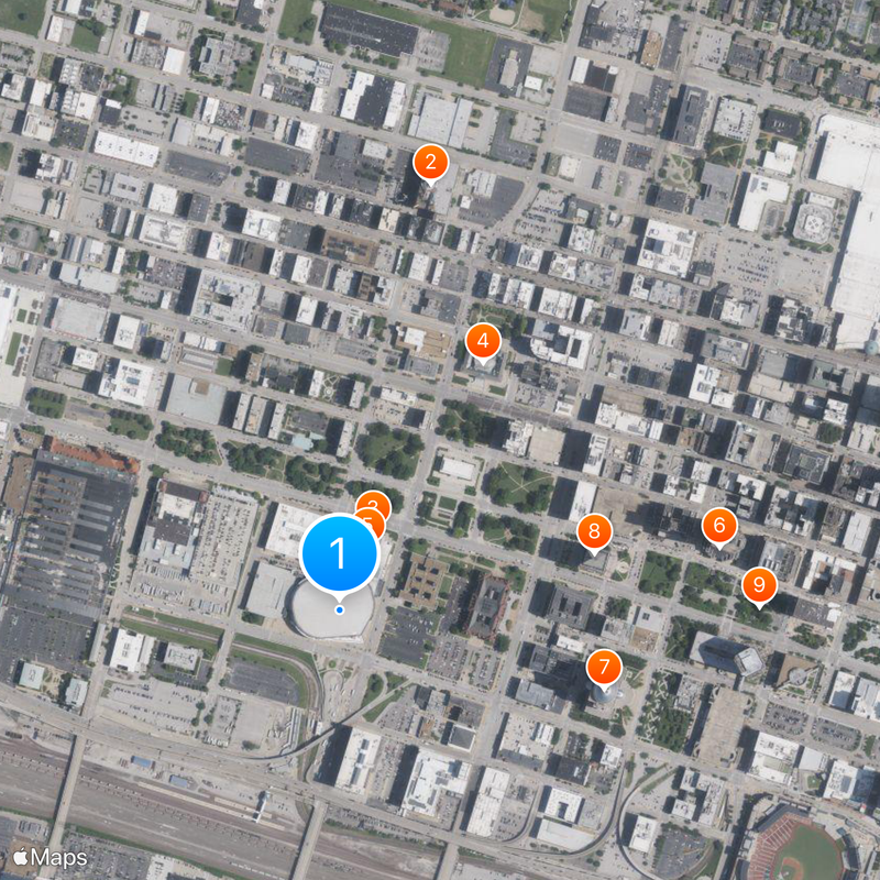 Enterprise Center Map