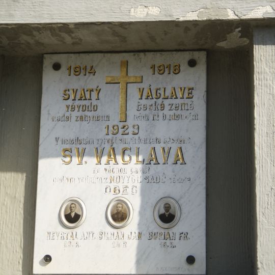 Památník obětem 1. sv. války v Nových Sadech