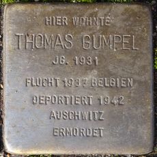 Stolperstein dedicated to Thomas Gumpel