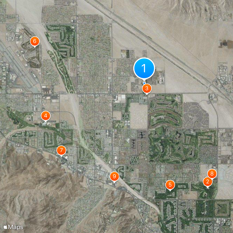 Desert Memorial Park Map