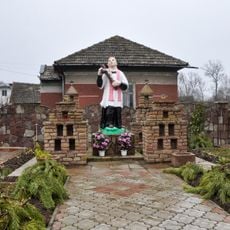 Sculpture of Saint Yan of Nepomuk in Semakivtsi, Ternopil Oblast
