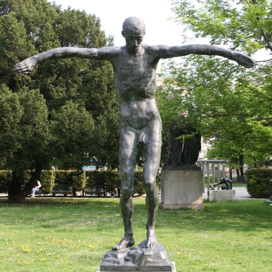 "Der letzte Mensch", Karlsplatz