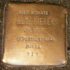 Stolperstein dedicated to Ruth Bieber