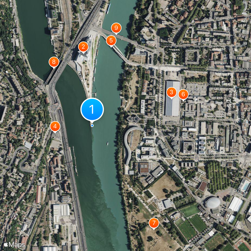 Saône Map