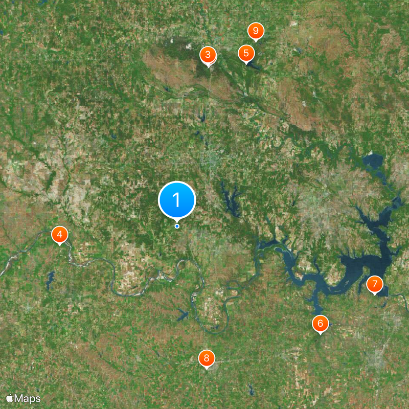 Cross Timbers Map