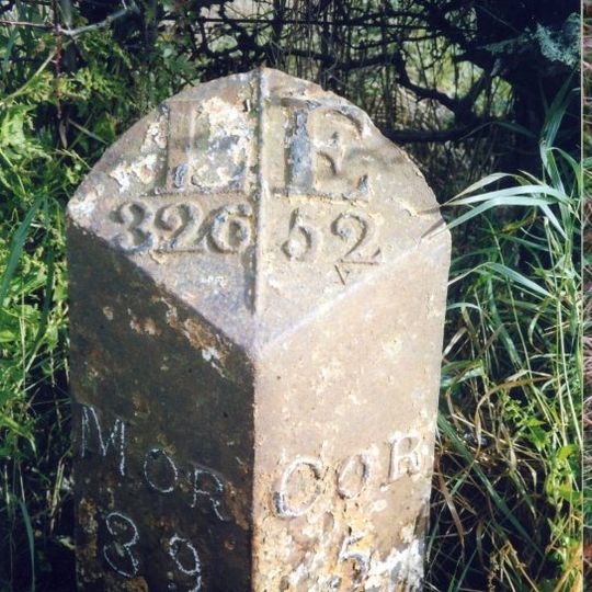 Milepost Circa 200 Yards West Of Mount Pleasant