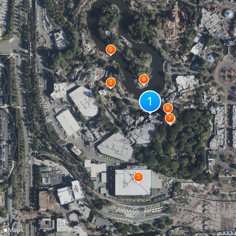 New Orleans Square Mappa