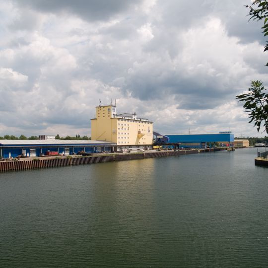 Getreidesilo Am Stadthafen