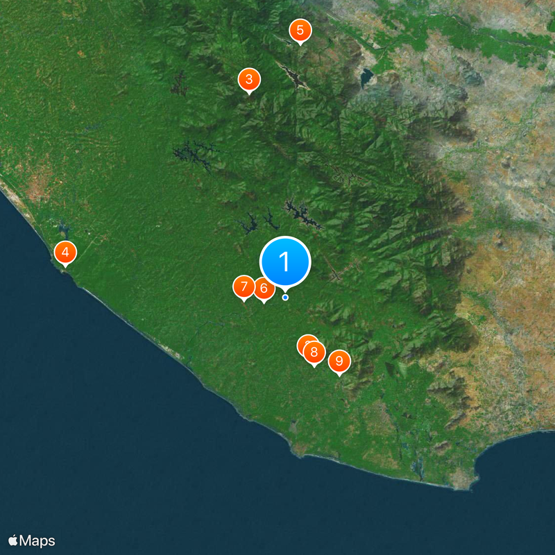 Mathur Aqueduct Mapa