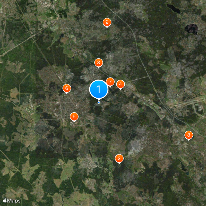 National Research University of Electronic Technology Mapa