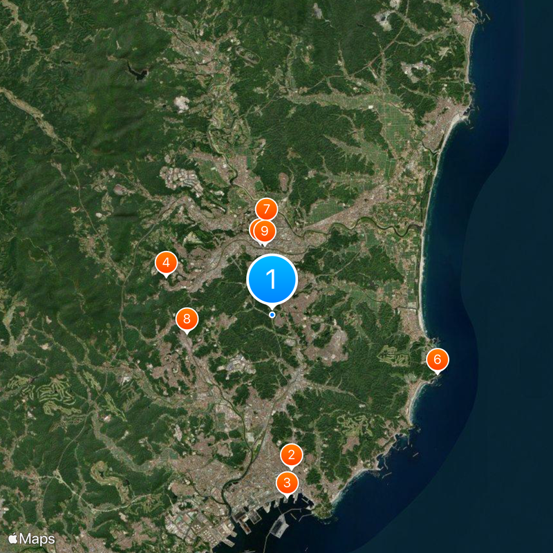 Japan National Route 49 Map