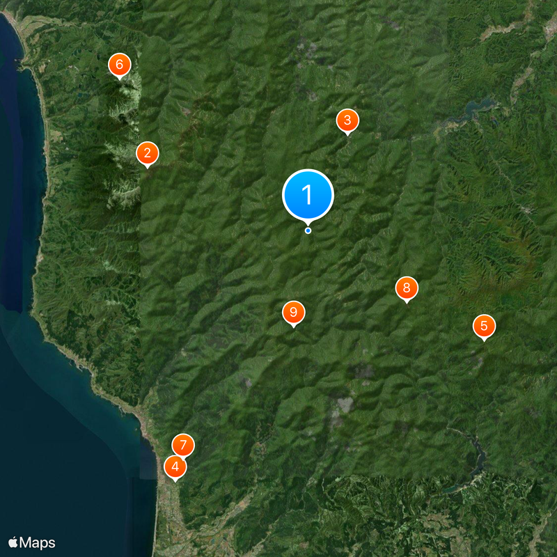 Shirakami-Sanchi Carte