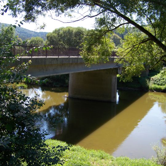 Bridge over the Sázava in Stříbrná Skalice