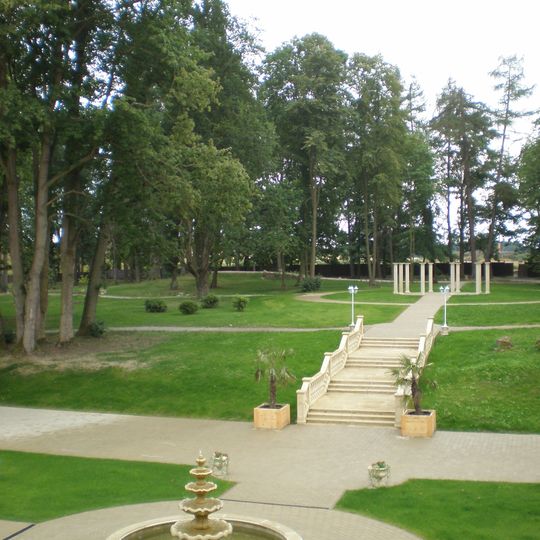 Castle park in Kamenný Dvůr