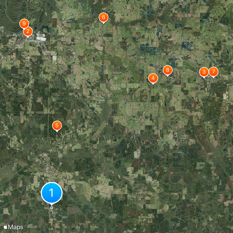 Comté de Marengo Carte