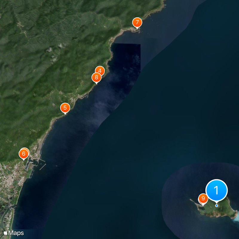 Guishan Island Map