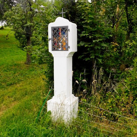 První zastavení křížové cesty u Valče