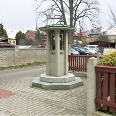 Meteorologický sloup v Soudní ulici v Chrastavě