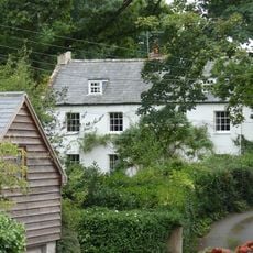 Candida House, attached cottage and coach house at rear