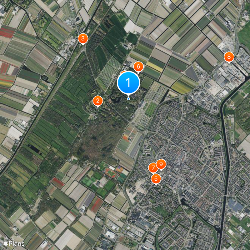 Keukenhof Mapa
