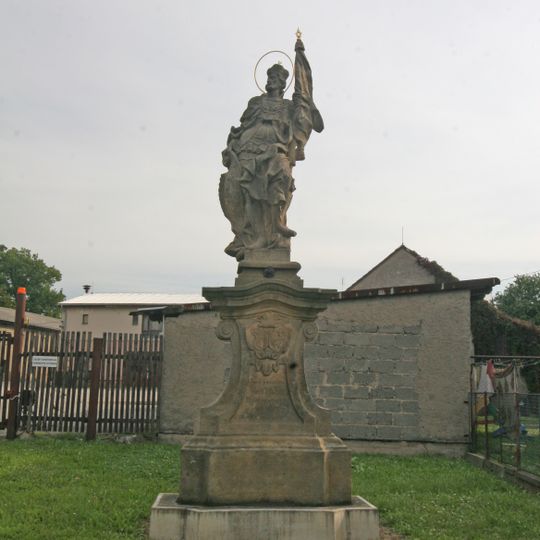 Statue of Saint Wenceslaus in Humburky