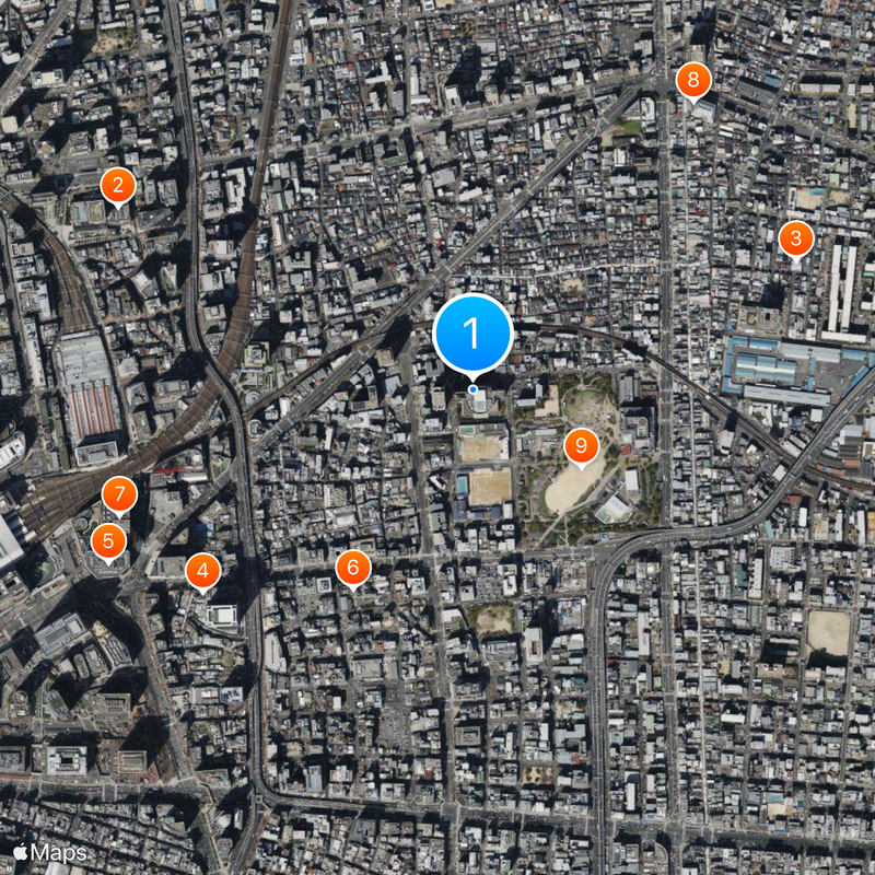 Kitano Hospital, The Tazuke Kofukai Medical Research Institute Map