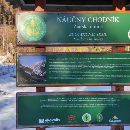 Educational trail Žiarska dolina