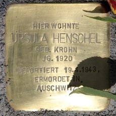 Stolperstein en memoria de Ursula Henschel