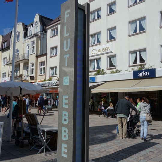 Westerland tide meter