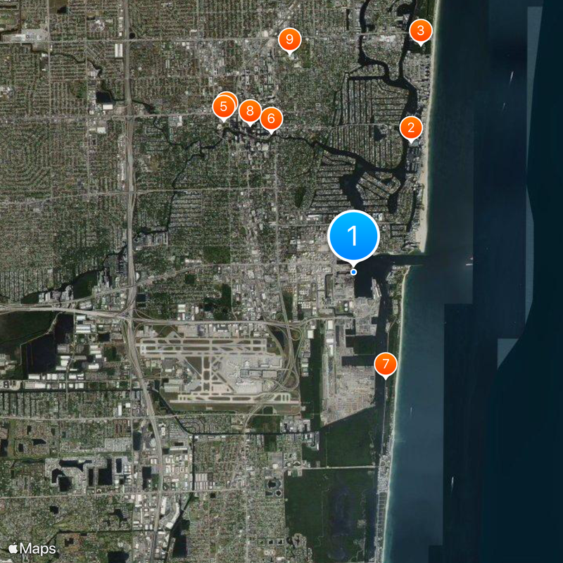 Port Everglades Map