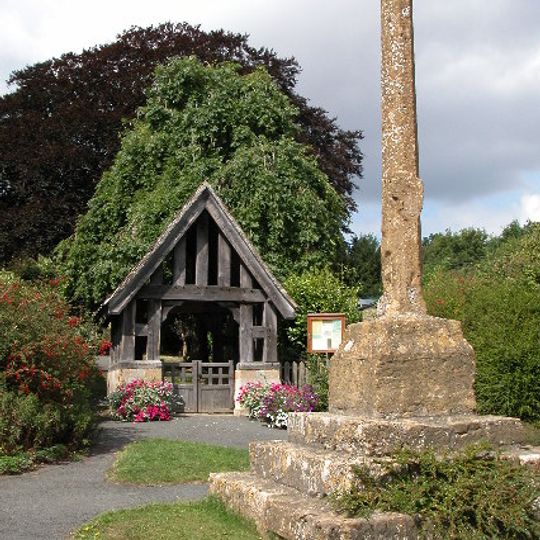 Village cross 80m east of St Barbara's Church