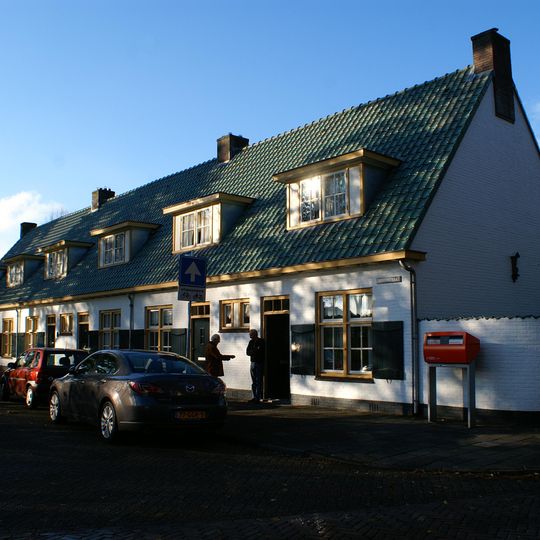 Complex Akkerstraat e.o.: vijftal blokken met woonhuizen