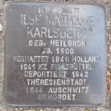 Stolperstein dedicated to Ilse Mathilde Karlsberg