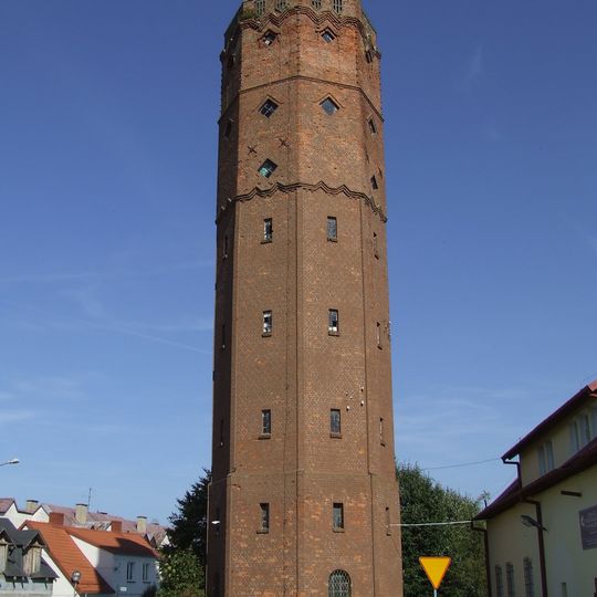 Water tower in Biała Piska