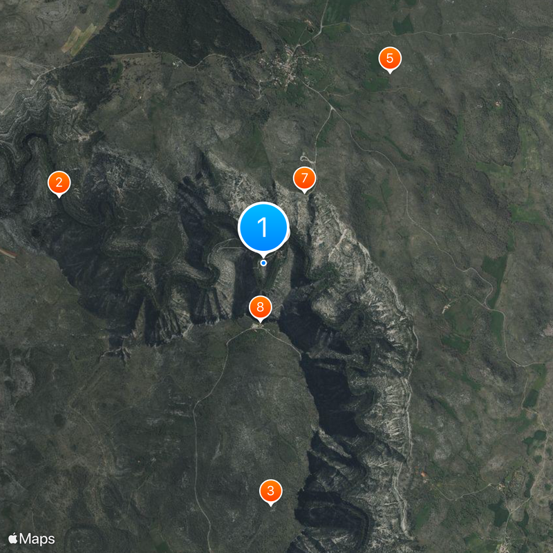 Cirque de Navacelles Mappa