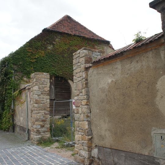 Einfriedung mit Portal Töpferstraße 38