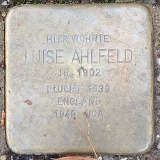 Stolperstein dedicated to Luise Ahlfeld