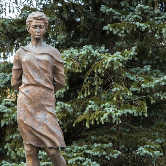 Monument to Zoya Kosmodemyanskaya in Ruza
