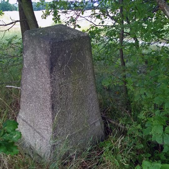 Sächsisch-Preußischer Grenzstein: Pilar Nr. 113