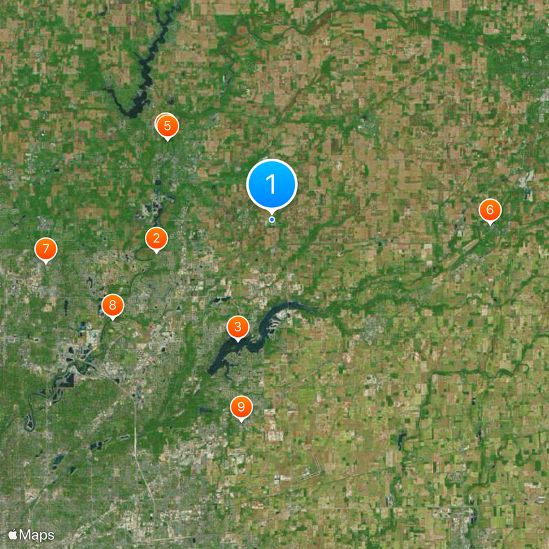 Ruoff Music Center Map
