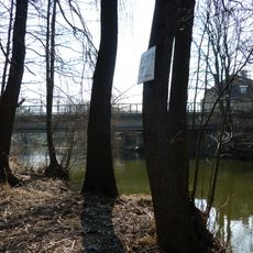 Most Rezkovy ulice přes Nežárku v Jindřichově Hradci